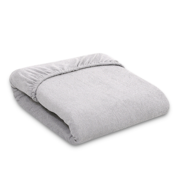 Lenzuolino di Spugna 80x200cm per Letto Grigio