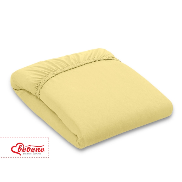 Lenzuolino in Jersey per Lettino 60x120cm Giallo