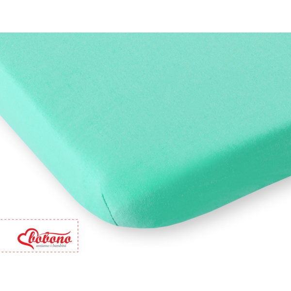 Lenzuolino in Jersey per Lettino 80x200cm Menta