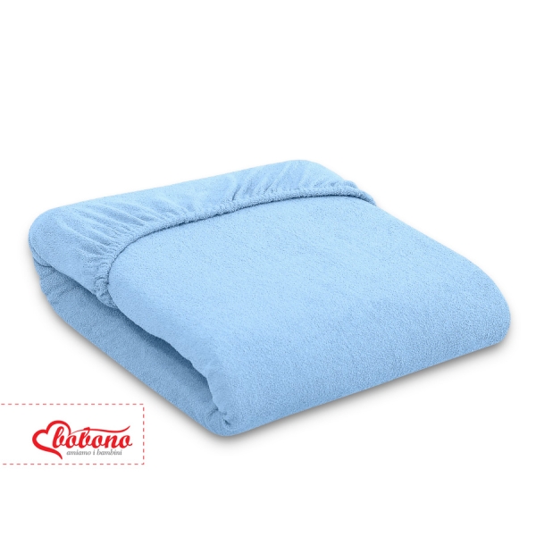 Lenzuolo con Angoli in Spugna 120x60cm Blu