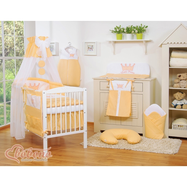Lenzuolo Culla con Baldacchino 7 parti Pesca Little Prince/Princess