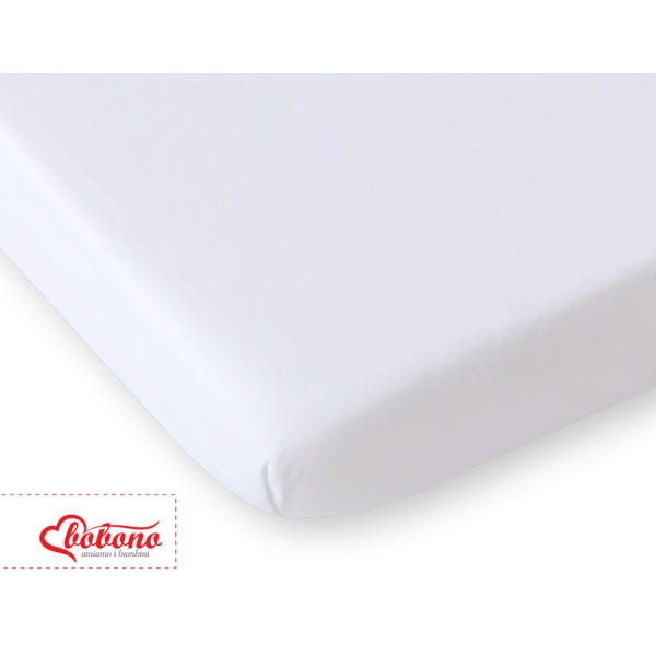 Lenzuolo di Jersey 140x200cm per Letto Bianca