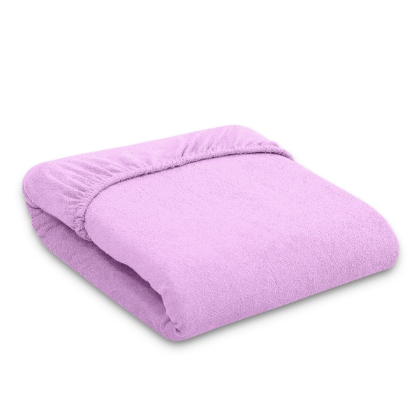 Lenzuolo di Spugna per Lettino 120x60cm Lilla
