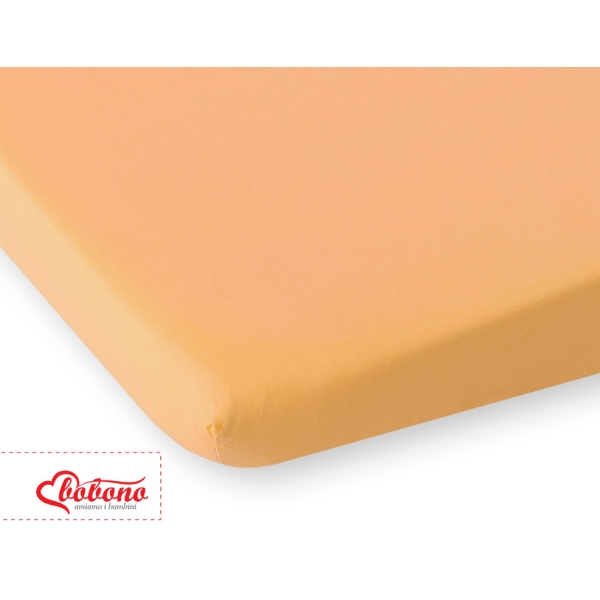 Lenzuolo in Cotone 60x120cm per Culla Arancio
