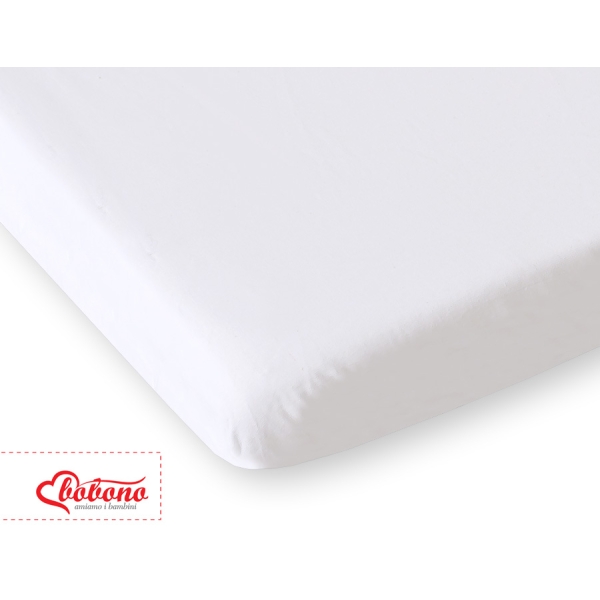 Lenzuolo in Cotone per Lettino 140x70cm Bianca