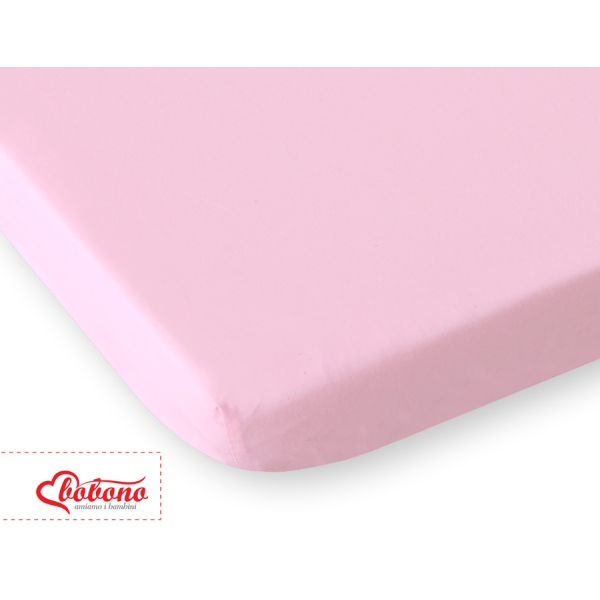 Lenzuolo in Cotone per Lettino 140x70cm Rosa