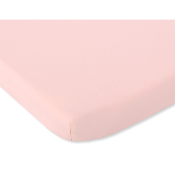 Lenzuolo in Cotone per Lettino 140x70cm Rosa Cipria