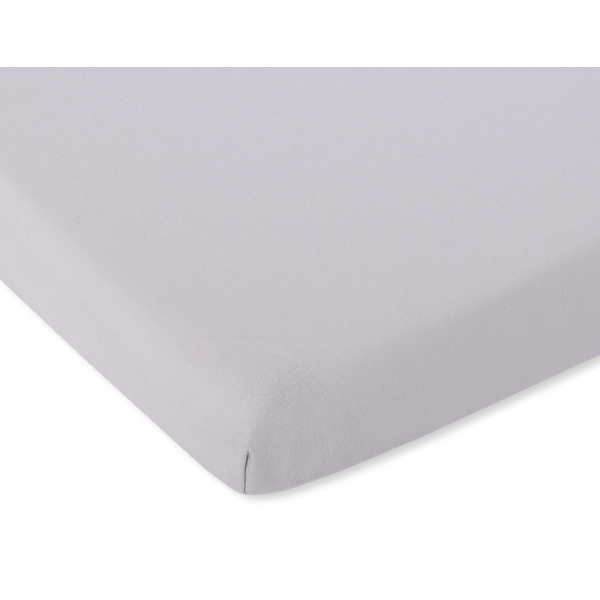 Lenzuolo in Jersey 60x120cm per Culla Grigio