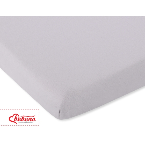 Lenzuolo in Jersey 60x120cm per Culla Grigio