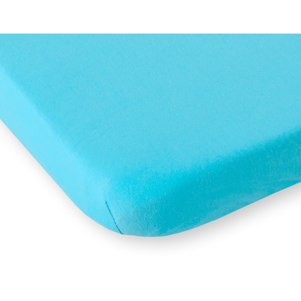 Lenzuolo in Jersey 60x120cm per Lettino Turchese