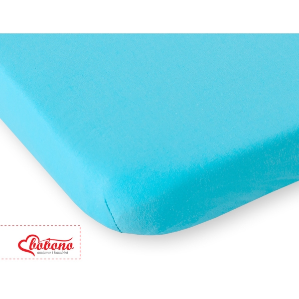 Lenzuolo in Jersey 60x120cm per Lettino Turchese