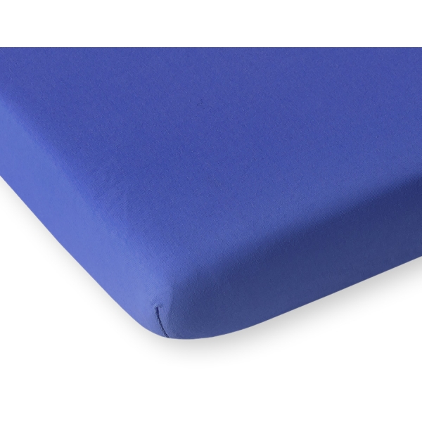 Lenzuolo in Jersey per Letto 140x200cm Blu Scuro