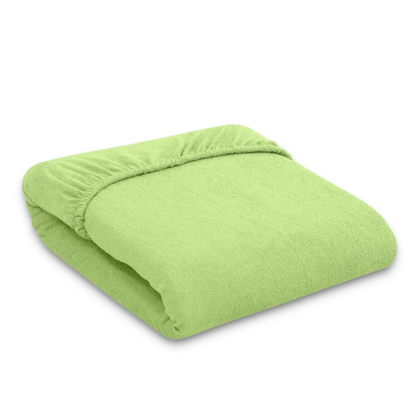 Lenzuolo in Spugna per Lettino 120x60cm Verde