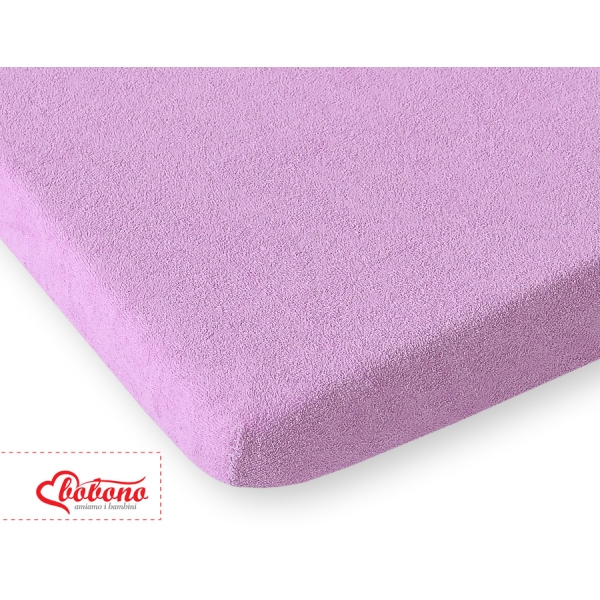 Lenzuolo in Spugna per Lettino 140x70cm Lilla
