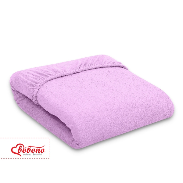 Lenzuolo in Spugna per Lettino 140x70cm Lilla