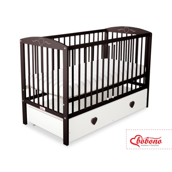 Letino per Bambino 120x60cm con Cassetto Maxi Cuori