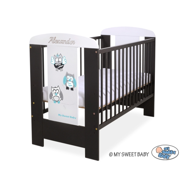 Letino per Bambino 120x60cm Marrone Gufi