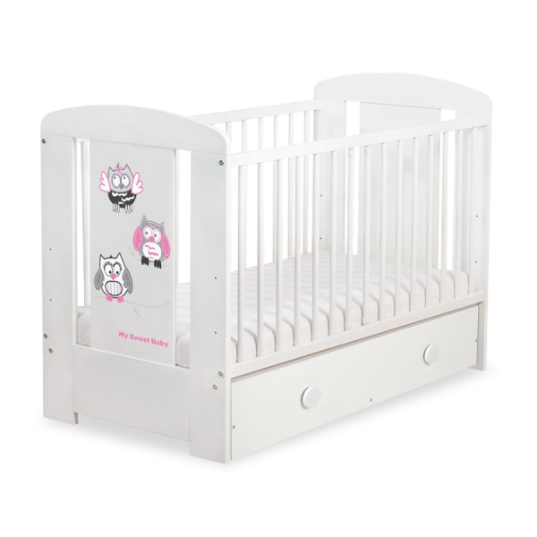 Letino per Bambino con Cassetto120x60cm Maxi Gufi