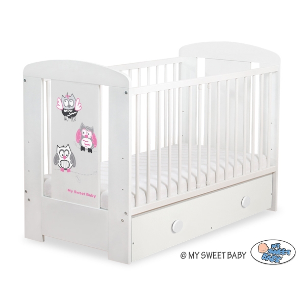 Letino per Bambino con Cassetto120x60cm Maxi Gufi