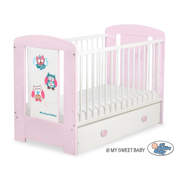 Letino per Bambino con Cassetto120x60cm Maxi Gufi