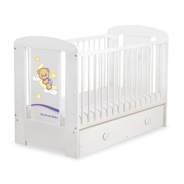 Letino per Bambino con Cassetto120x60cm Maxi Notte