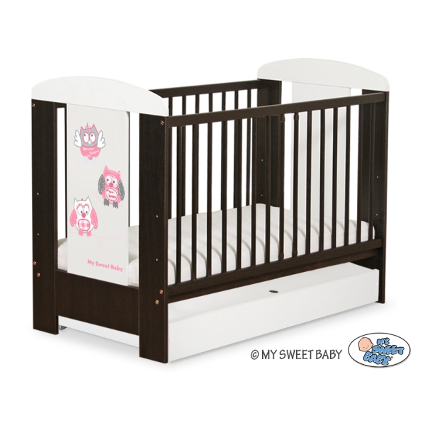 Letino per Bambino con Cassetto120x60cm Standard Gufi