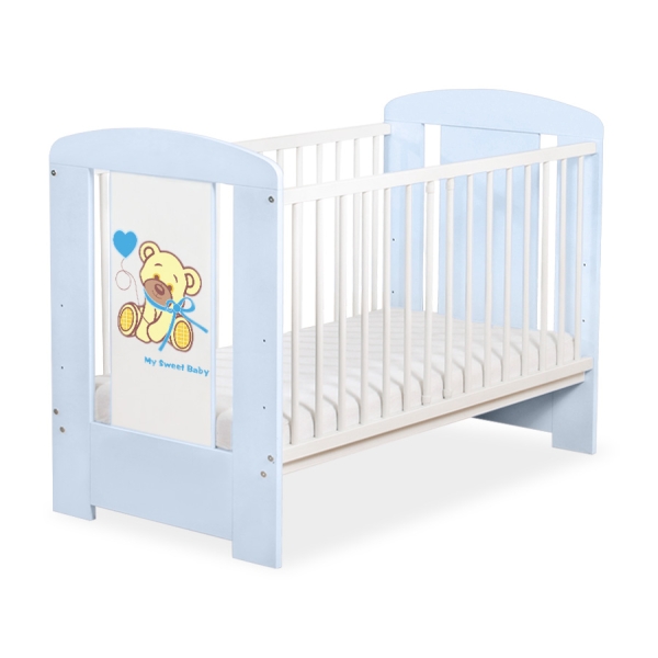 Lettino 60x120cm Blu Nastro