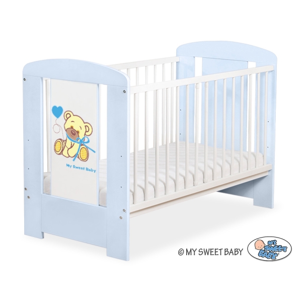 Lettino 60x120cm Blu Nastro