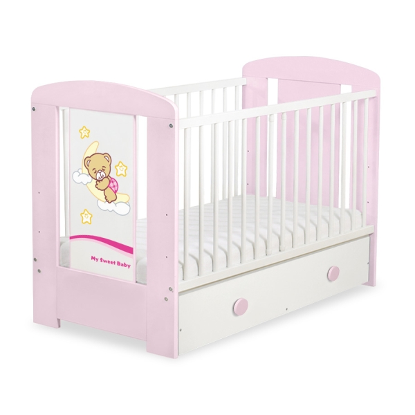Lettino 60x120cm con Cassetto Maxi Notte