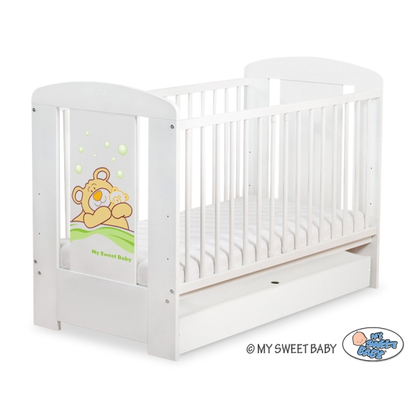 Lettino 60x120cm con Cassetto Standard Barnaba