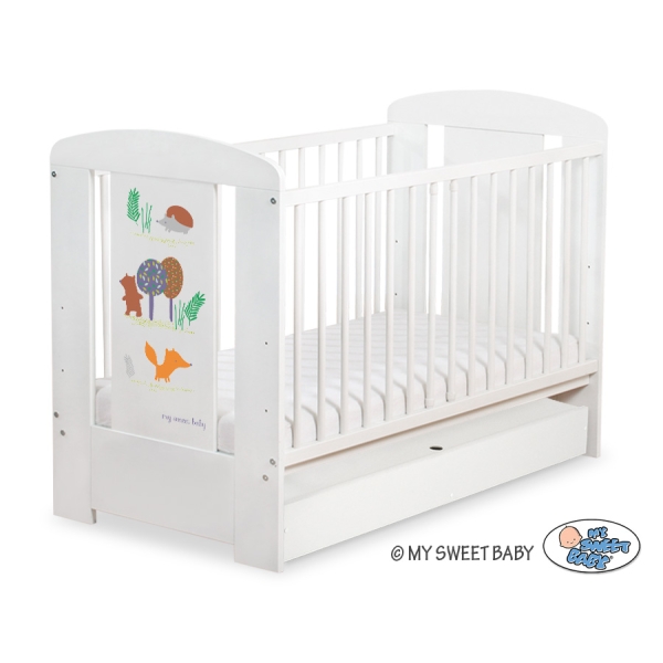 Lettino 60x120cm con Cassetto Standard Foresta