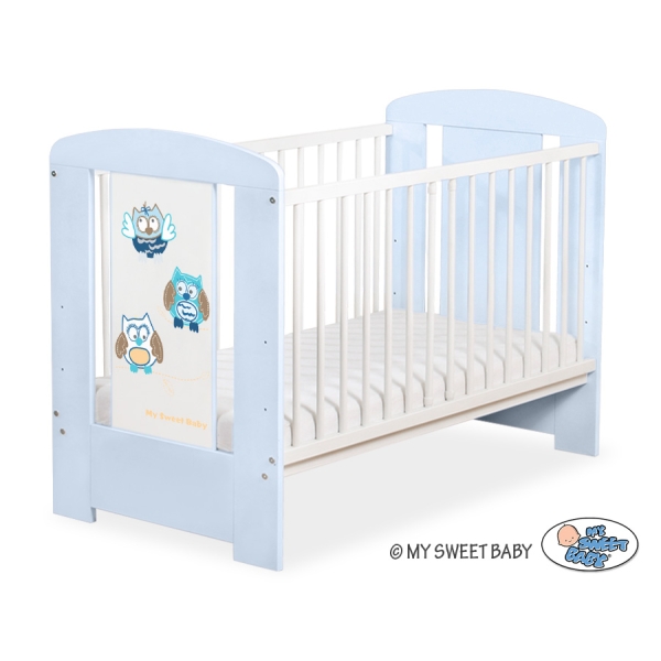 Lettino 60x120cm Marrone Blu Gufi