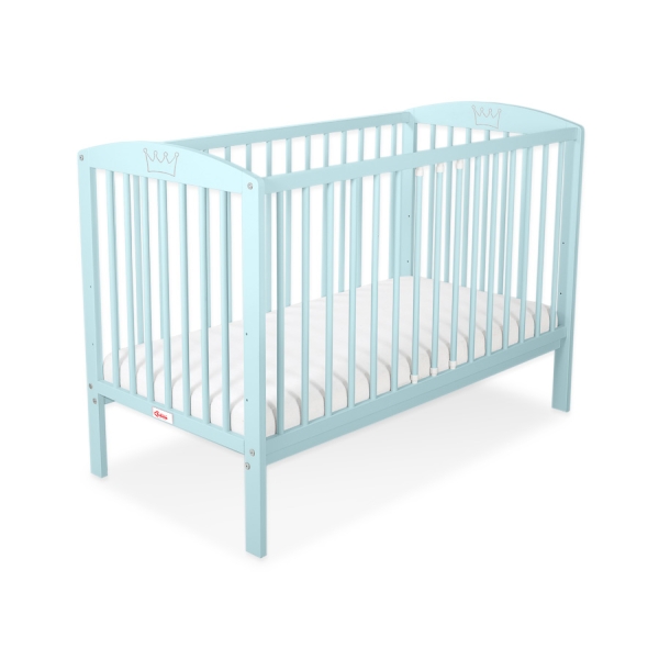 Lettino neonato con sbarre 60x120cm Menta