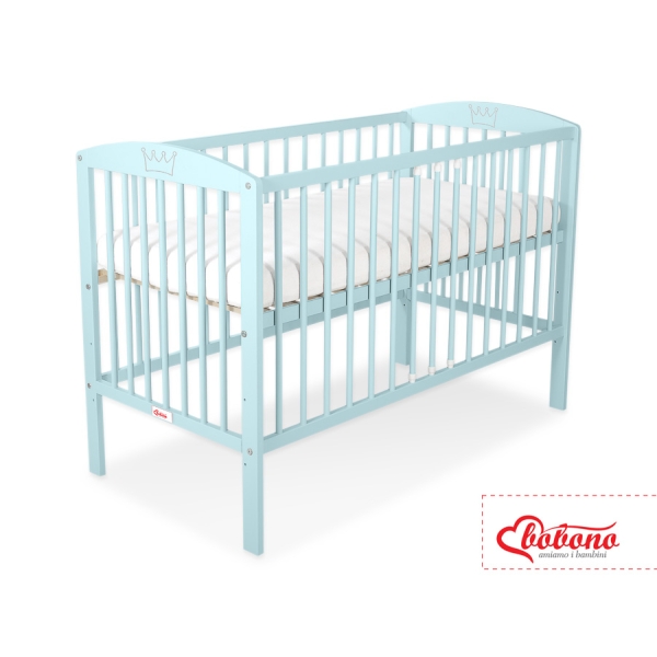Lettino neonato con sbarre 60x120cm Menta