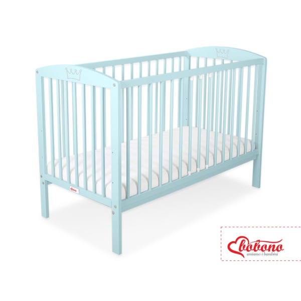 Lettino neonato con sbarre 60x120cm Menta