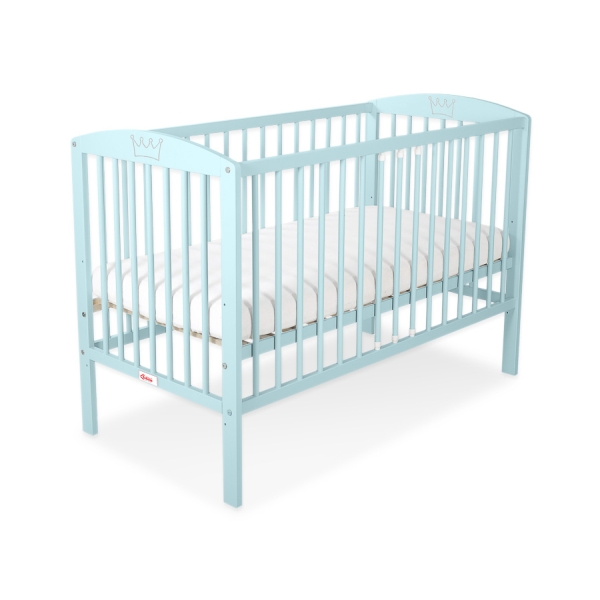Lettino neonato con sbarre 60x120cm Menta