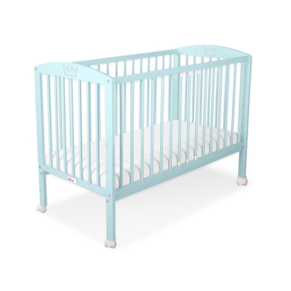 Lettino neonato con sbarre 60x120cm Menta