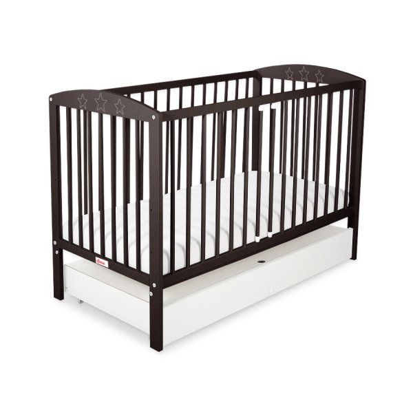 Lettino 60x120cm con Cassetto Standard Stelle