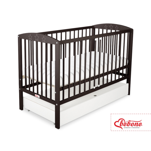 Lettino 60x120cm con Cassetto Standard Stelle