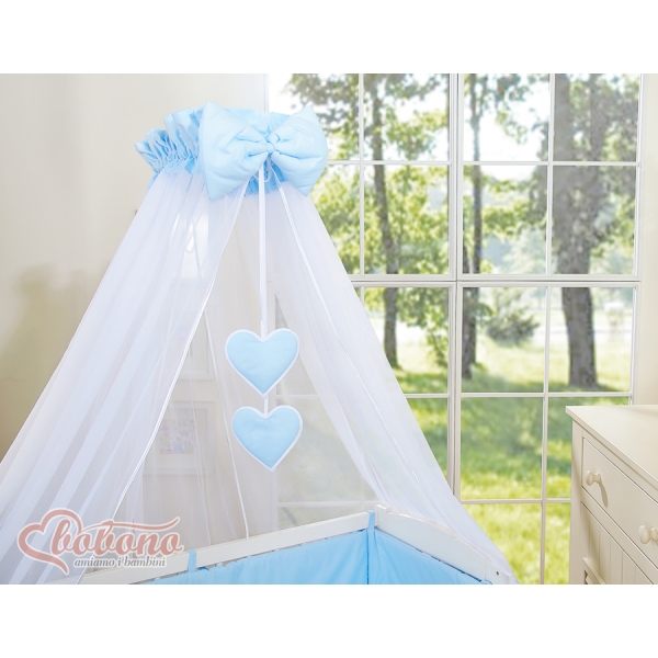Lettino da Affiancare al Letto FABIO Blu Cuori