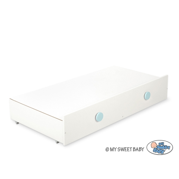 Lettino in Legno 120x60cm con Cassetto Maxi