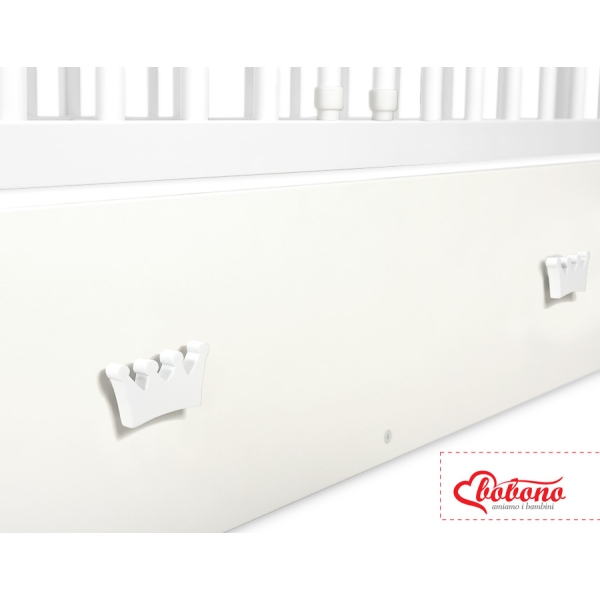 Lettino in Legno 120x60cm con Cassetto Maxi