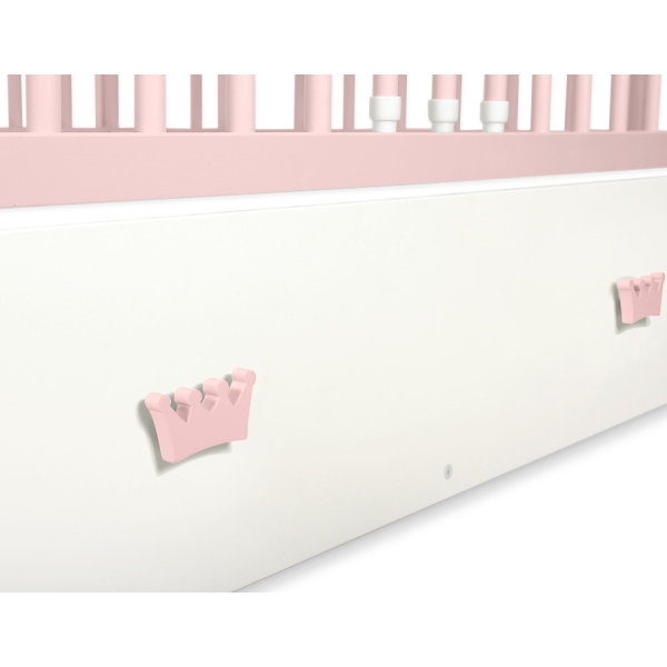 Lettino in Legno 120x60cm con Cassetto Maxi