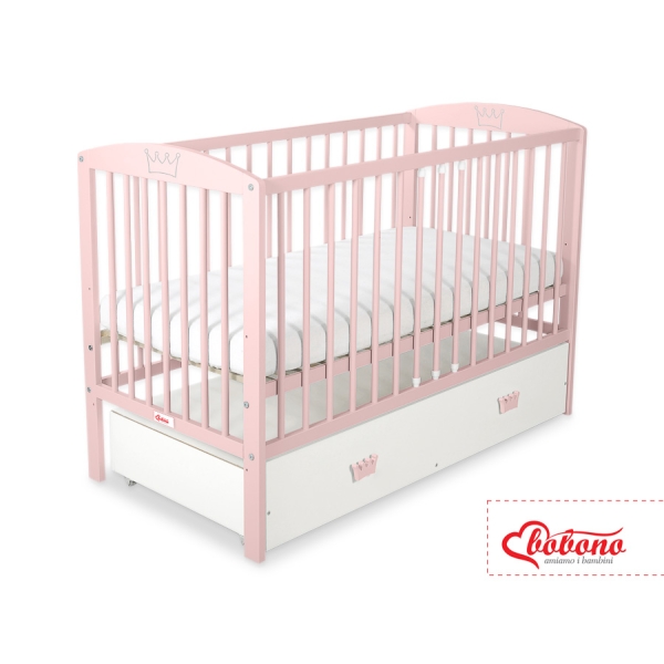 Lettino in Legno 120x60cm con Cassetto Maxi