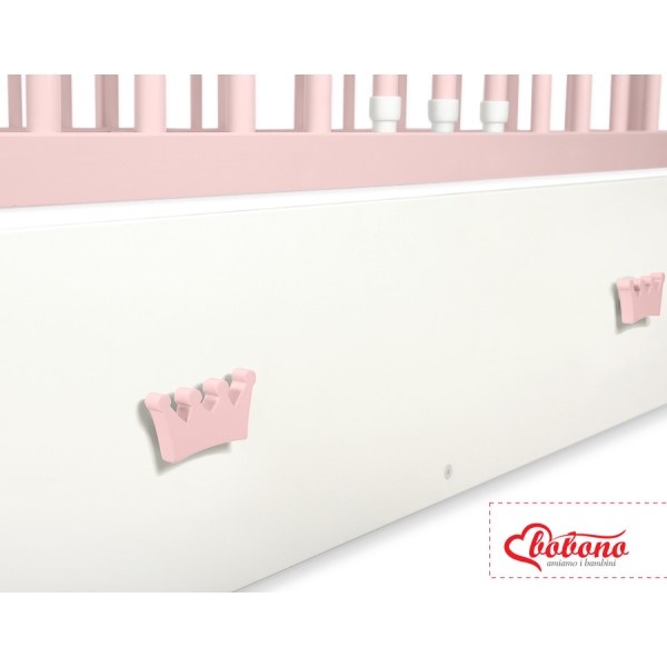Lettino in Legno 120x60cm con Cassetto Maxi