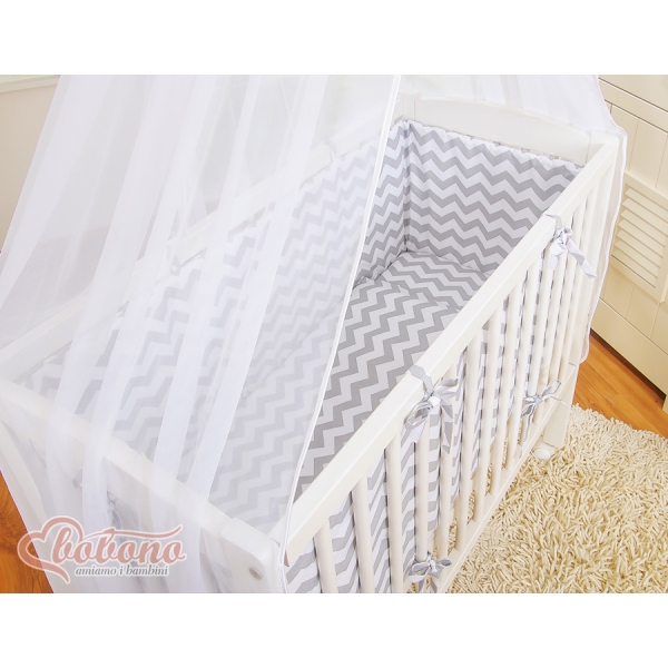 Lettino Neonati da Attaccare Grigio