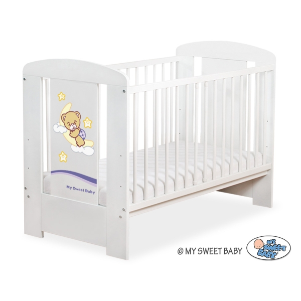 Lettino Neonato 120x60cm Bianca Notte