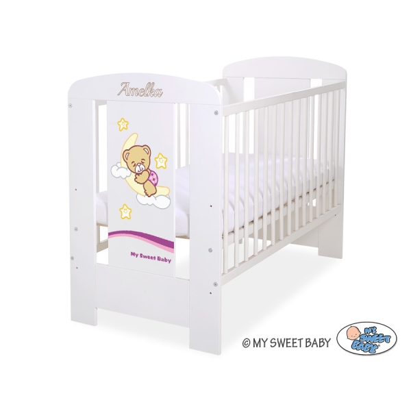 Lettino Neonato 120x60cm Bianca Notte