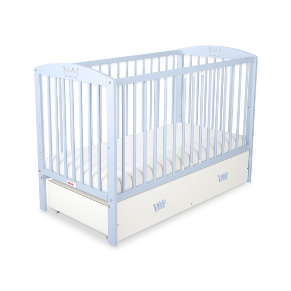 Lettino Neonato 120x60cm con Cassetto Maxi
