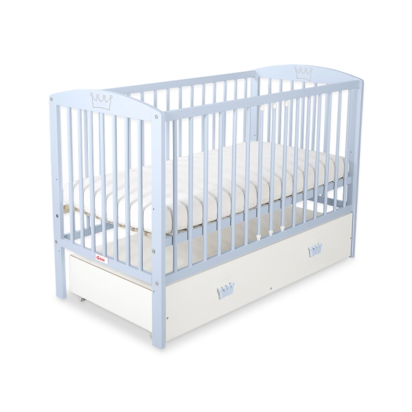 Lettino Neonato 120x60cm con Cassetto Maxi